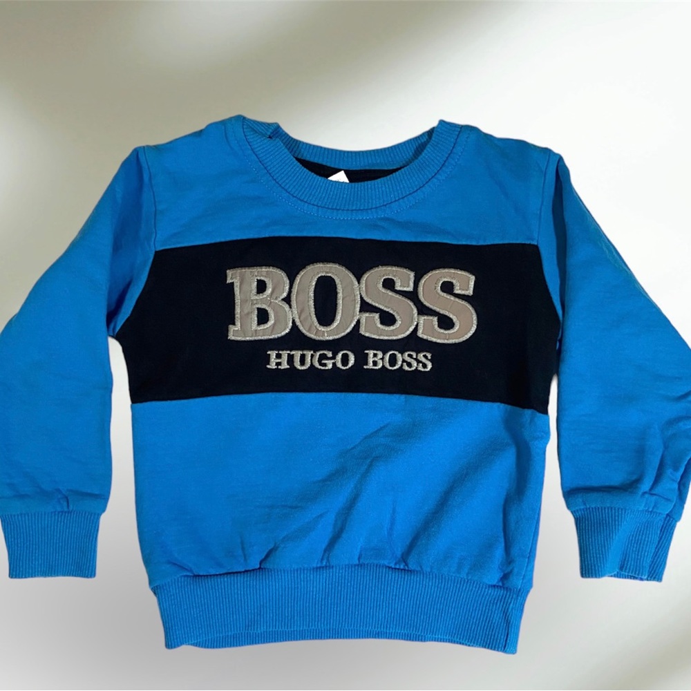 Stylish Hugo Boss look Boys Girls Sweatshirt size 1-2 Years